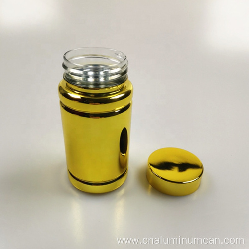 supplement bottle packaging with cap and seal